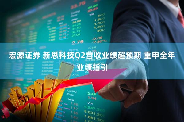 宏源证券 新思科技Q2营收业绩超预期 重申全年业绩指引