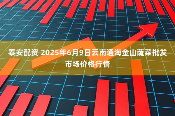 泰安配资 2025年6月9日云南通海金山蔬菜批发市场价格行情