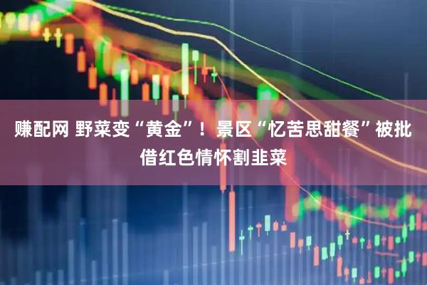 赚配网 野菜变“黄金”！景区“忆苦思甜餐”被批借红色情怀割韭菜