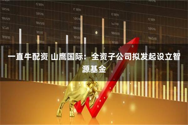 一直牛配资 山鹰国际：全资子公司拟发起设立智源基金