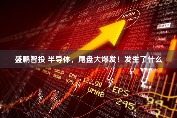 盛鹏智投 半导体，尾盘大爆发！发生了什么